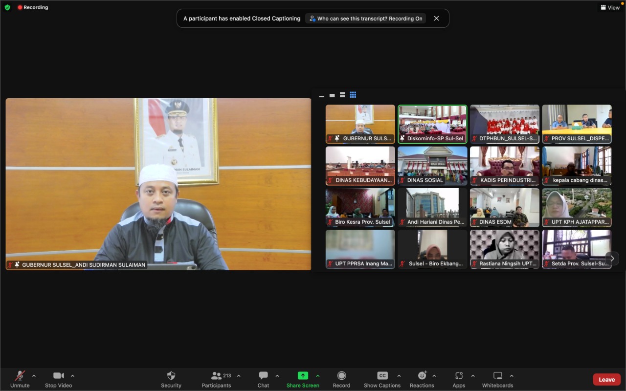  Pemprov Sulsel Gelar Kajian Islam Memberantas Korupsi dan Suap