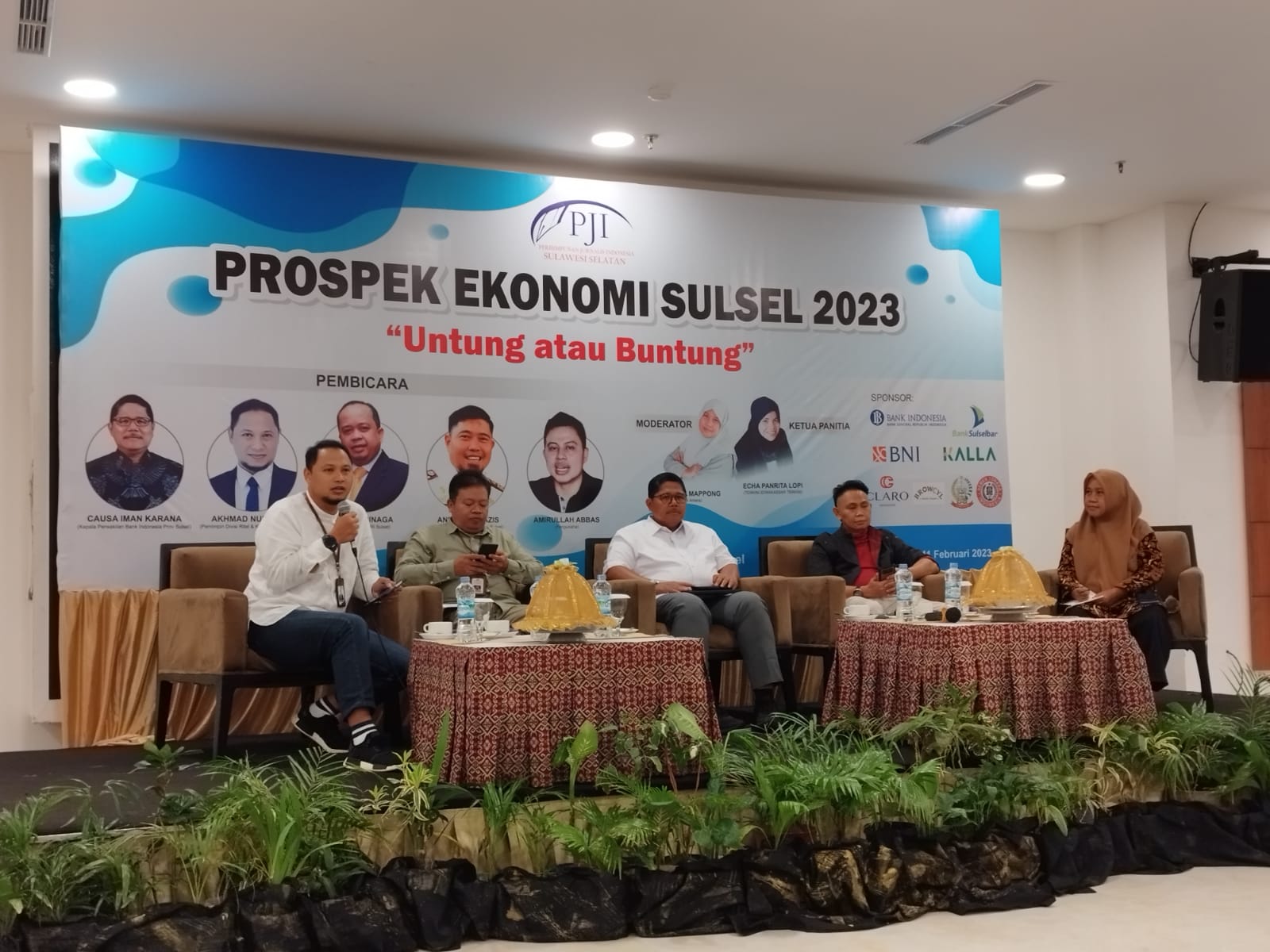  PJI Sulsel Gelar Diskusi Ekonomi, Tekanan Inflasi Sulsel pada Januari 2023 mereda