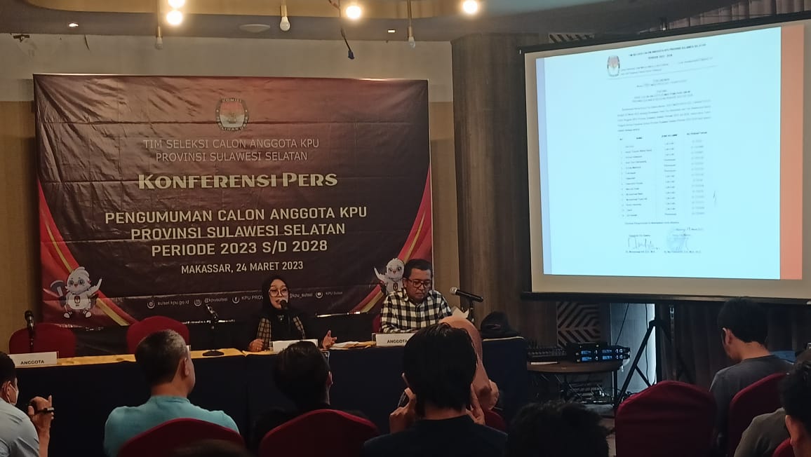  Timsel KPU Umumkan 14 Nama Calon Anggota KPU Sulsel