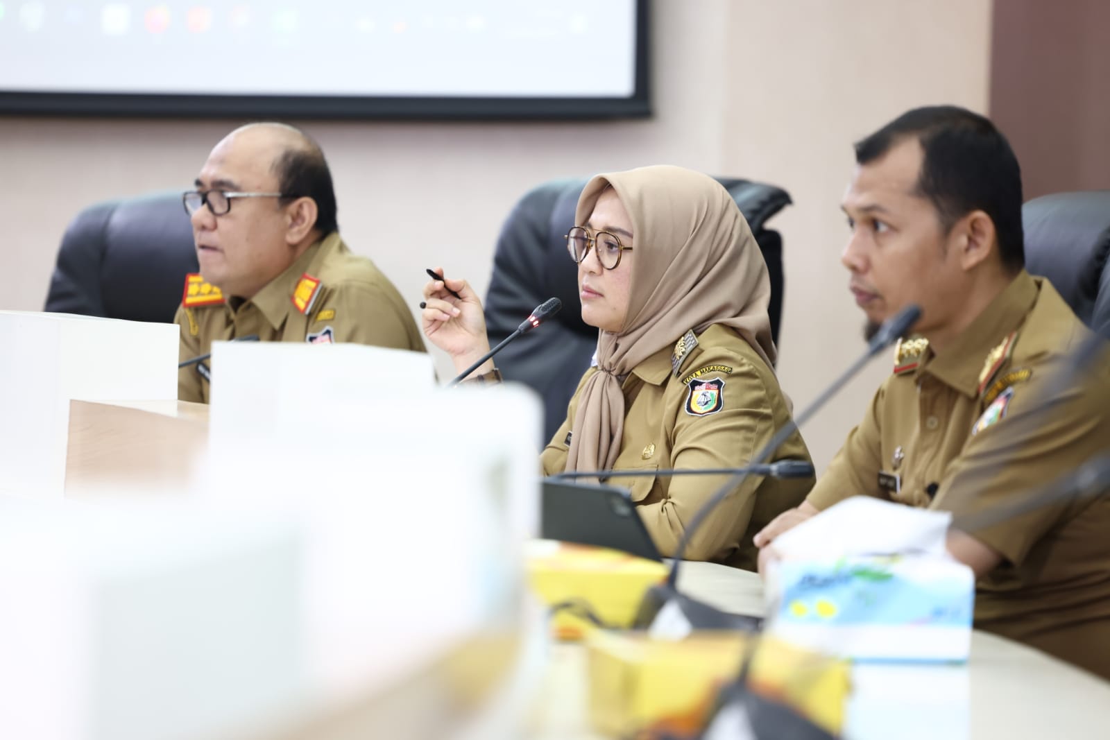  Rakor P3KE, Fatmawati Rusdi Kumpulkan Camat Lurah Tagih Data Update Warga