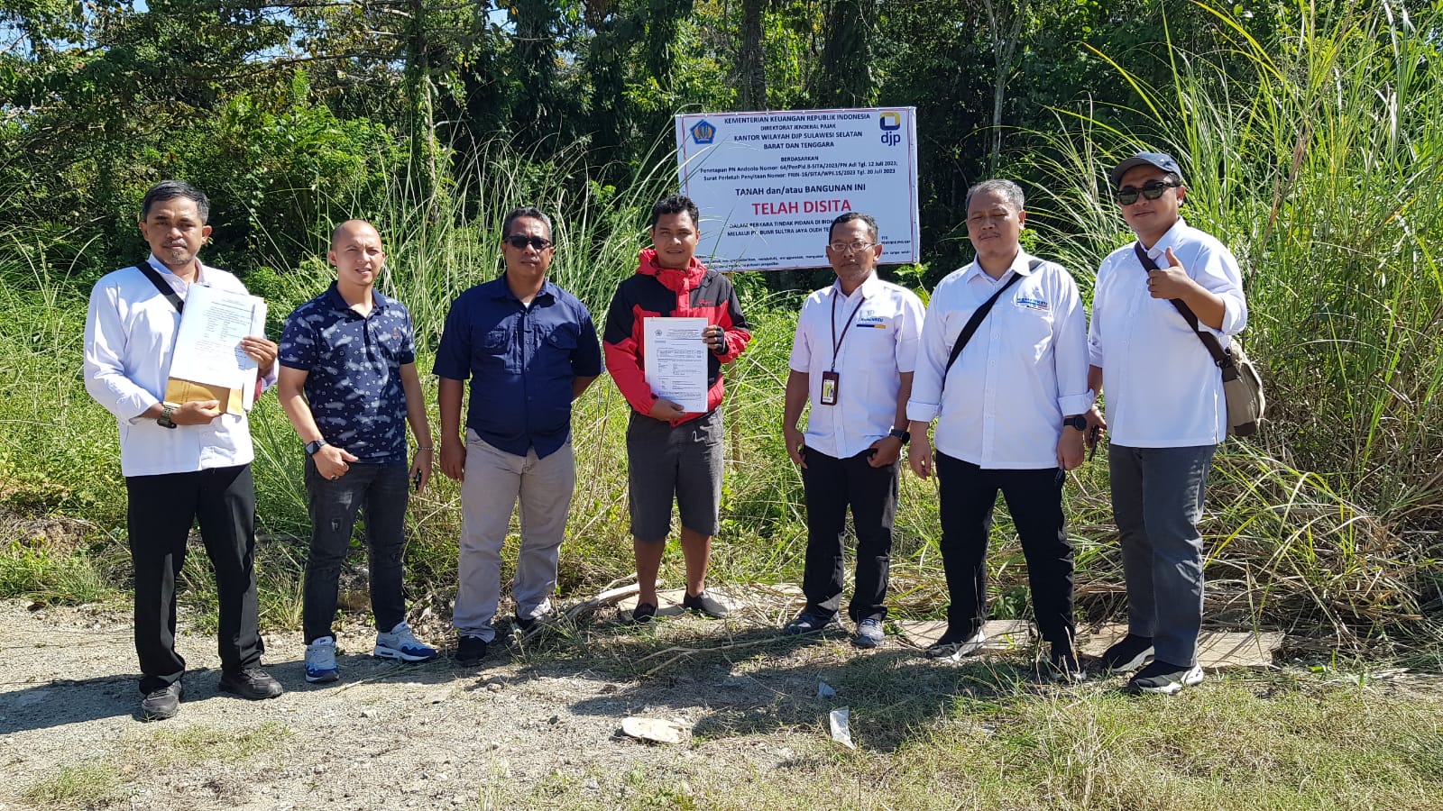  Kanwil DJP Sulselbartra Menyita Aset Milik Tersangka Kasus Pidana Di Perpajakan