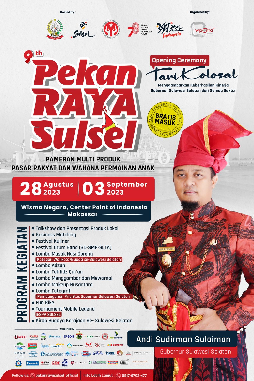  Produk Andalan Sulsel Melimpah di  Pekan Raya Sulsel