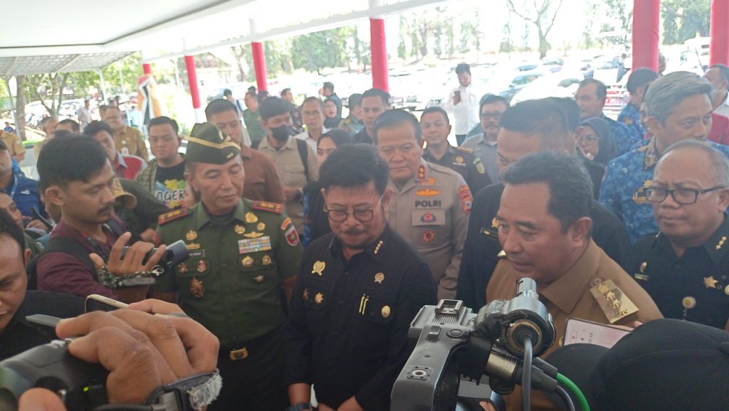 Mentan SYL Atensi Pemprov Sulsel Terus Jaga Ketersedian Pangan