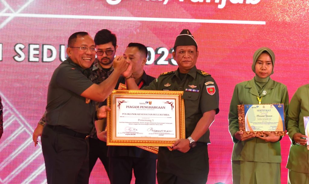 Polkes Bulukumba Kesdam XIV Hasanuddin Raih Dua Penghargaan BKKBN