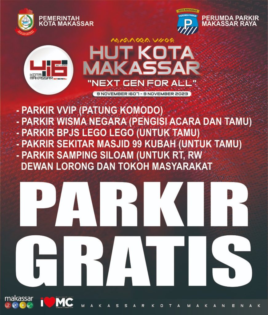 PD Parkir Siapkan Lima Kantong Parkir Gratis