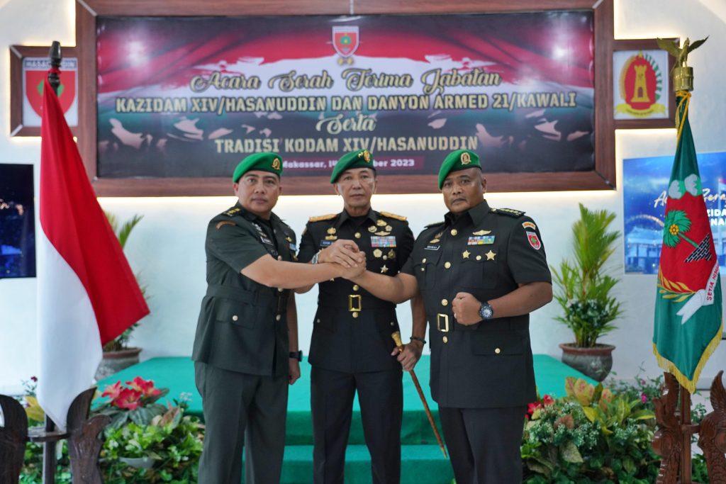 Sertijab : Pangdam Hasanuddin Titip Pesan Ke Pejabat Baru di Lingkup Kodam XIV