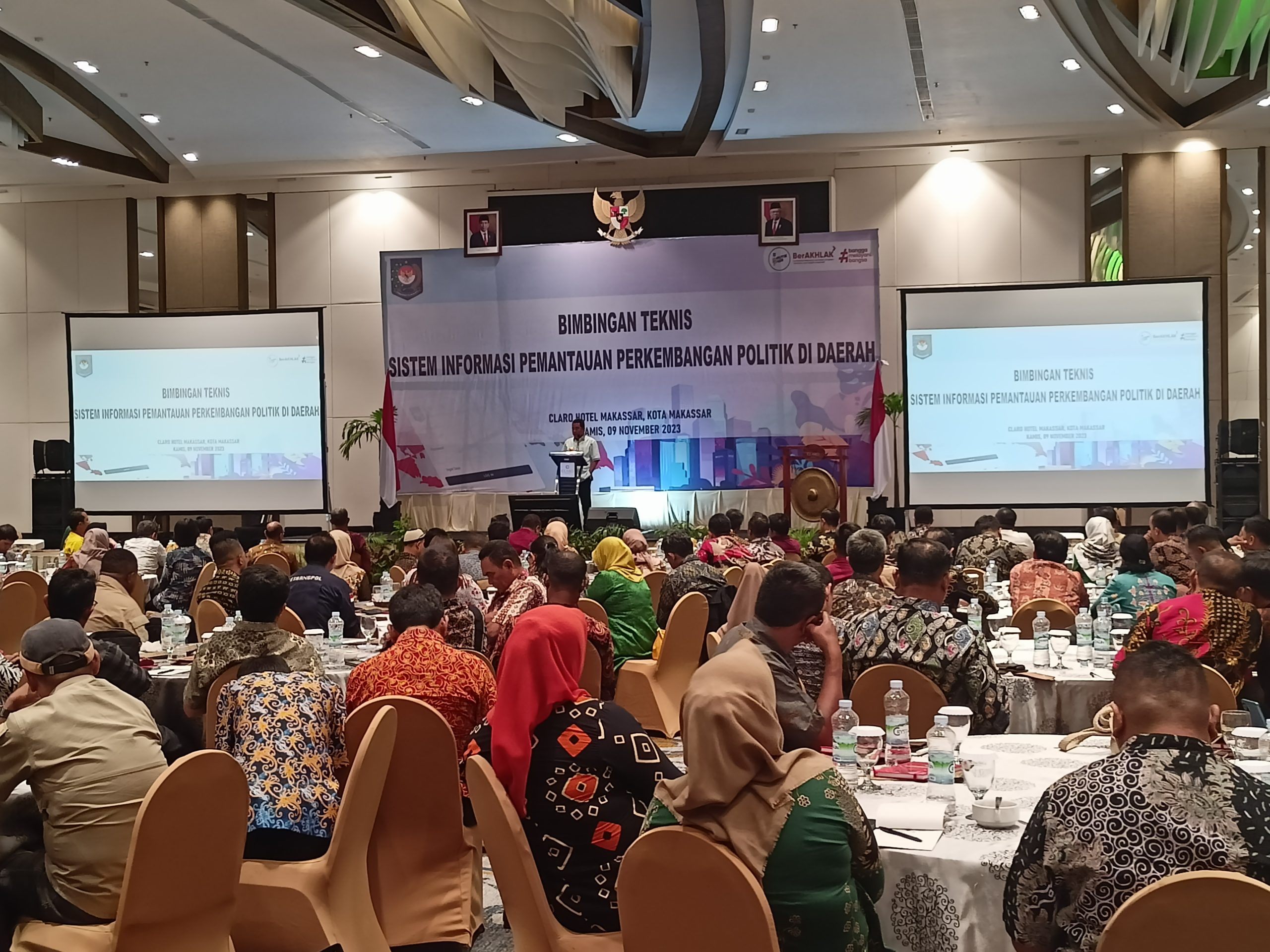  Sulsel Jadi Tuan Rumah Bimtek Sistem Informasi Pemantauan Perkembangan Politik KTI