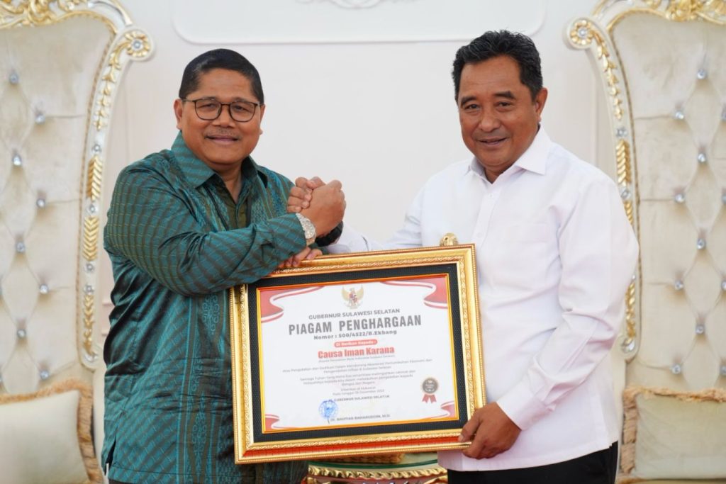 Masuk Purna Tugas, Kepala BI Sulsel Pamit Ke Pj Gubernur