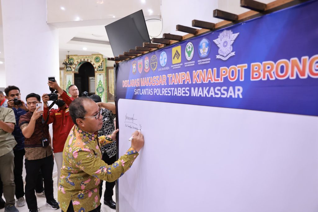 Danny dan Kapollertabes Makassar, Siapkan Perwali Antisipasi Knalpot Brong