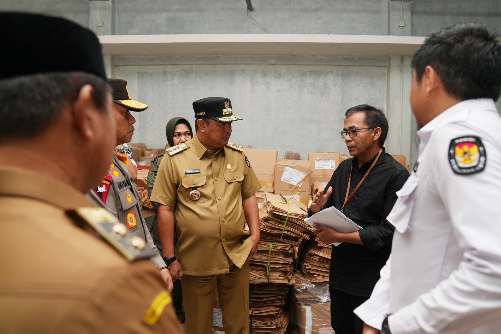  Tinjau Kesiapan Pemilu di Gowa Bahtiar : Hampir 20 TPS Terkendala Sinyal