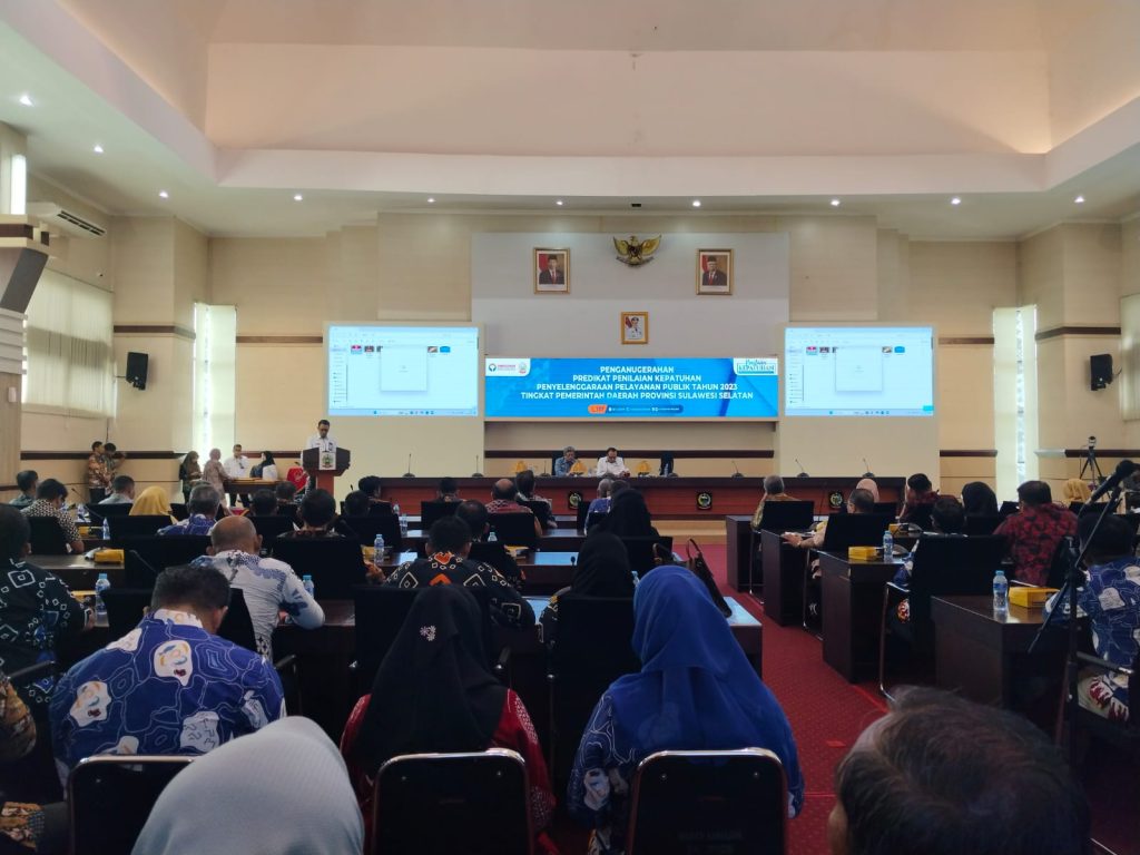 Ombudsman RI Mengumumkan Rapor Pelayanan Publik Instansi di Sulsel