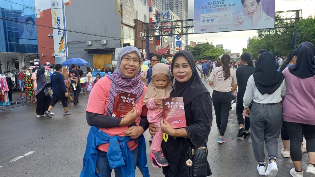 Kadis Kominfo Makassar, Serukan Pemilu Damai di CFD Boulevard