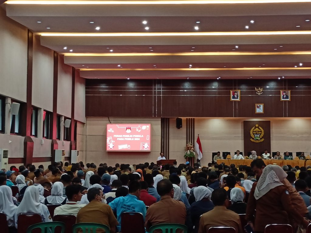 Siswa/Siswi Forum OSIS Se-Sulsel Ambil Peran Deklarasi Pemilu Damai