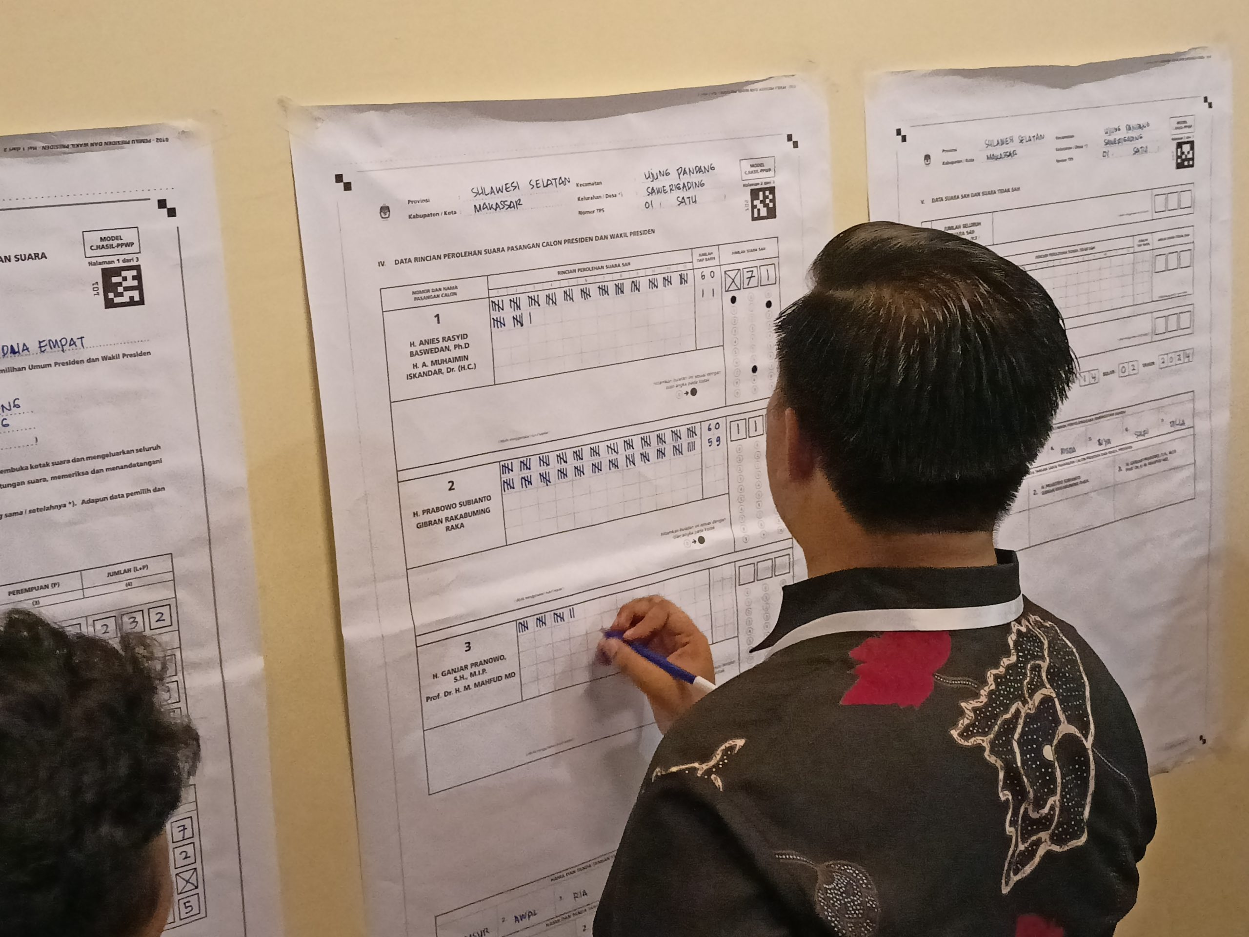  Prabowo-Gibran Menang Telak di TPS Pj Gubernur Sulsel