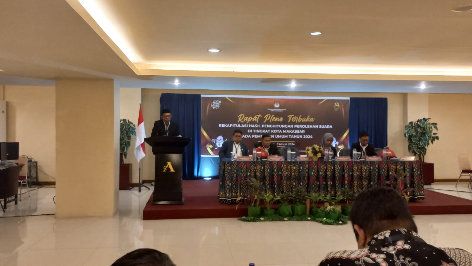 KPU Makassar Mulai Rekapitulasi Di Tingkat Kota