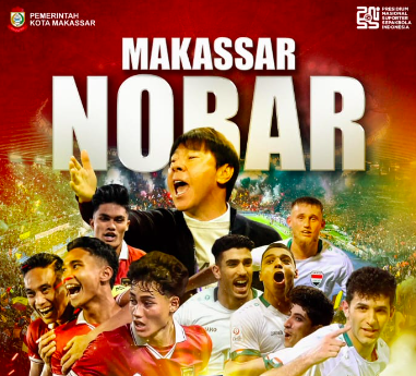  Ini 4 Titik Nobar Timnas di Makassar, Gratis Kuliner