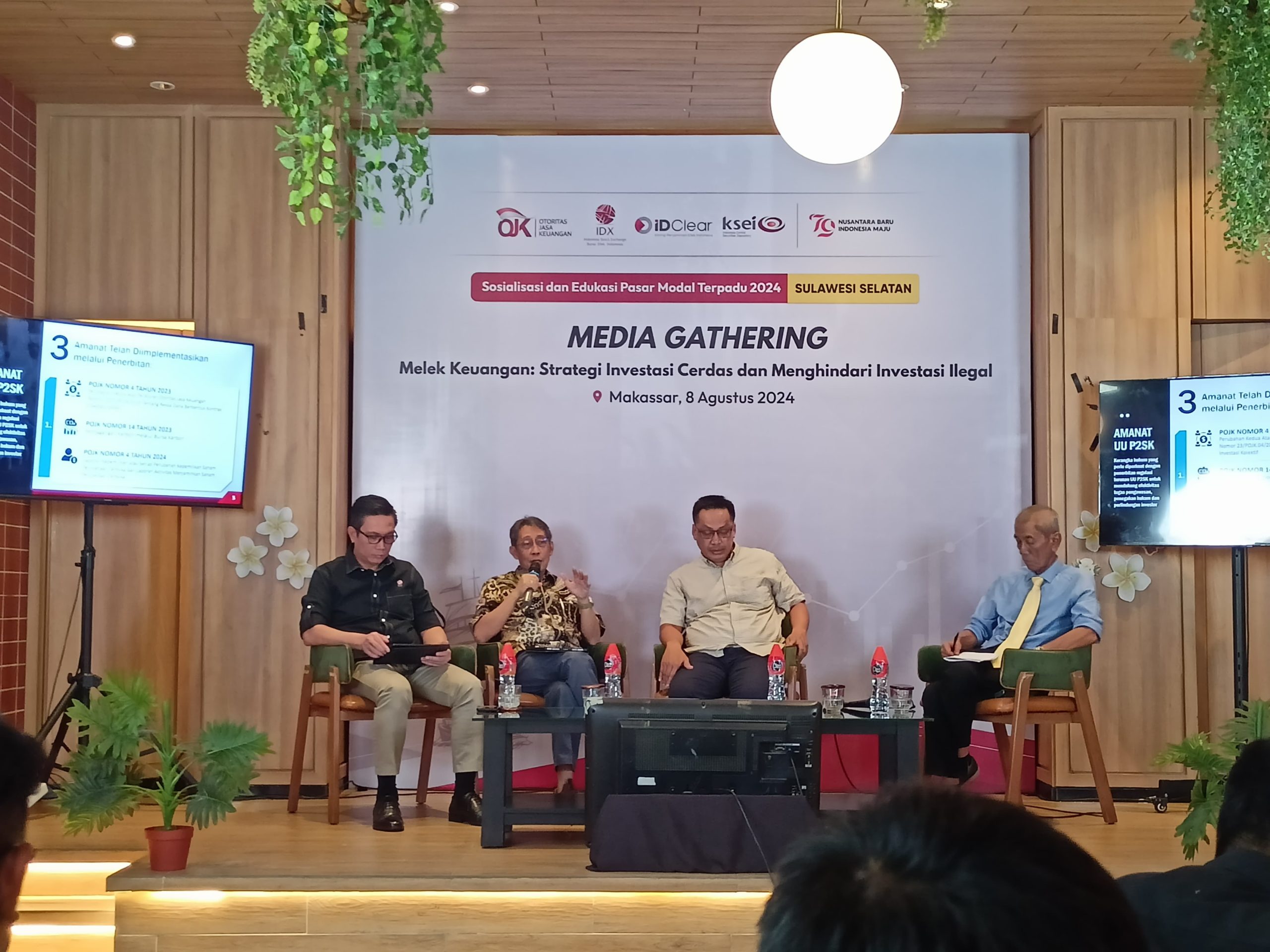  Gelar Media Gathering di Makassar, OJK Ajak Anak Muda Berinvestasi