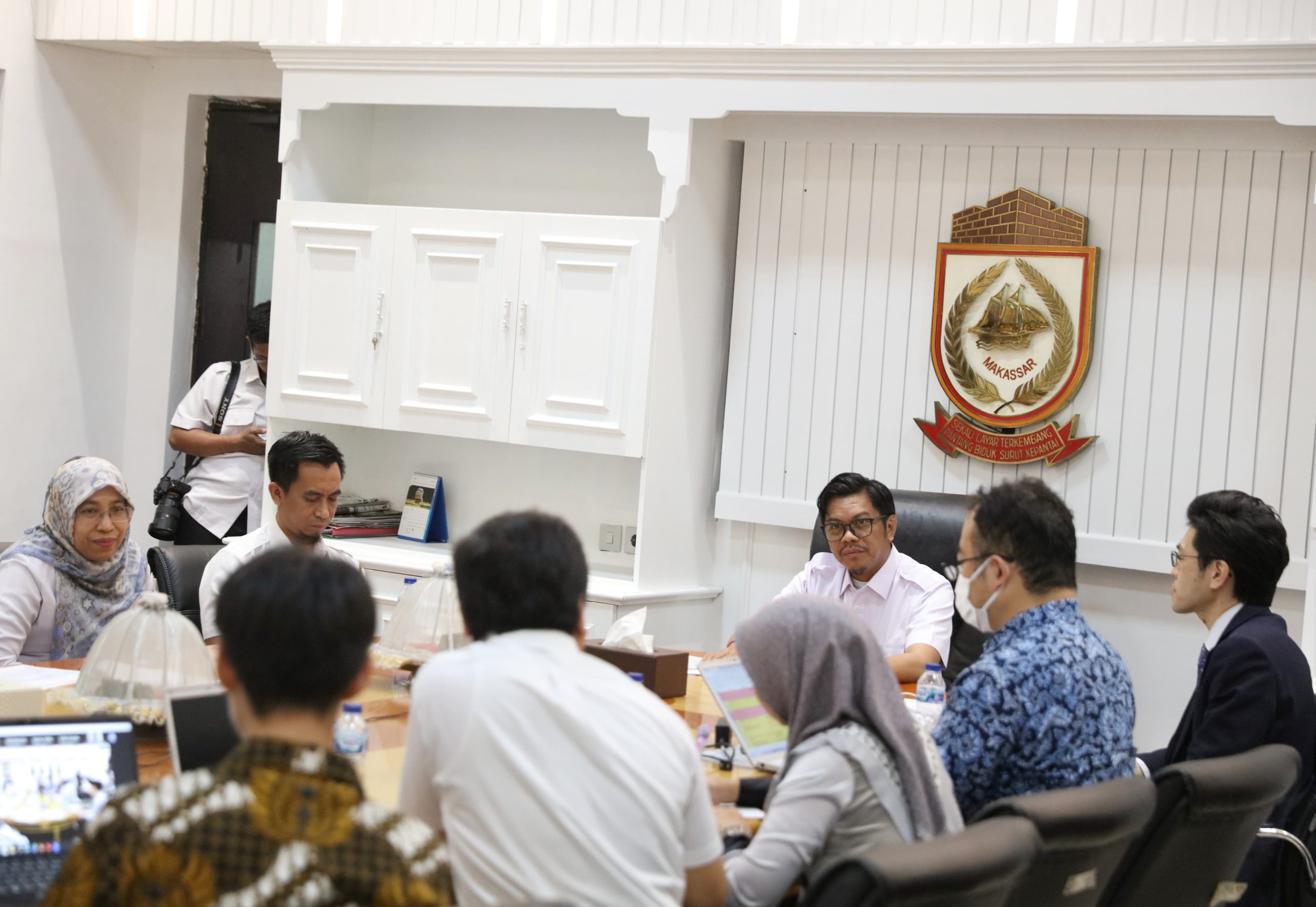  PJ Sekda Kota Makassar Terima Kunjungan Pemerintah Jepang Bahas Kerjasama Program Masyarakat Zero Carbon