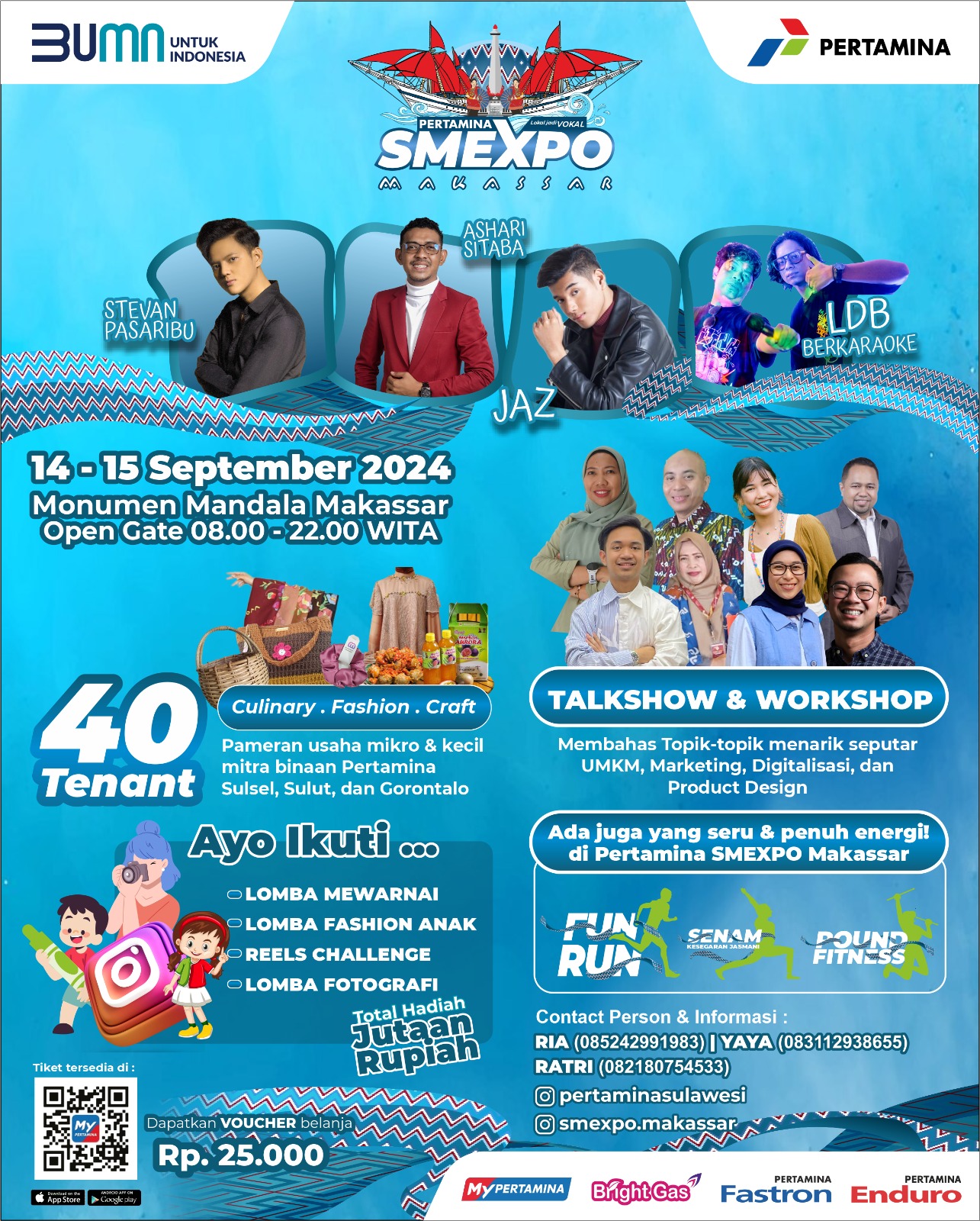  SMEXPO, Pertamina Hadir 14-15 September di Monumen Mandala