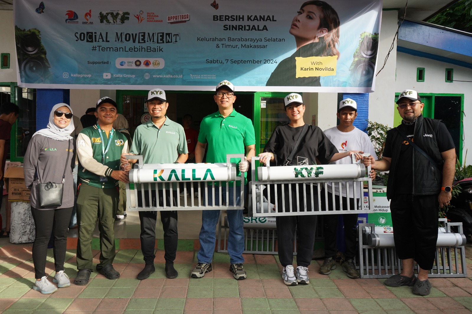  Kalla Youth Fest, Ajak 400 Relawan dan Infuncer Bersih Kanal