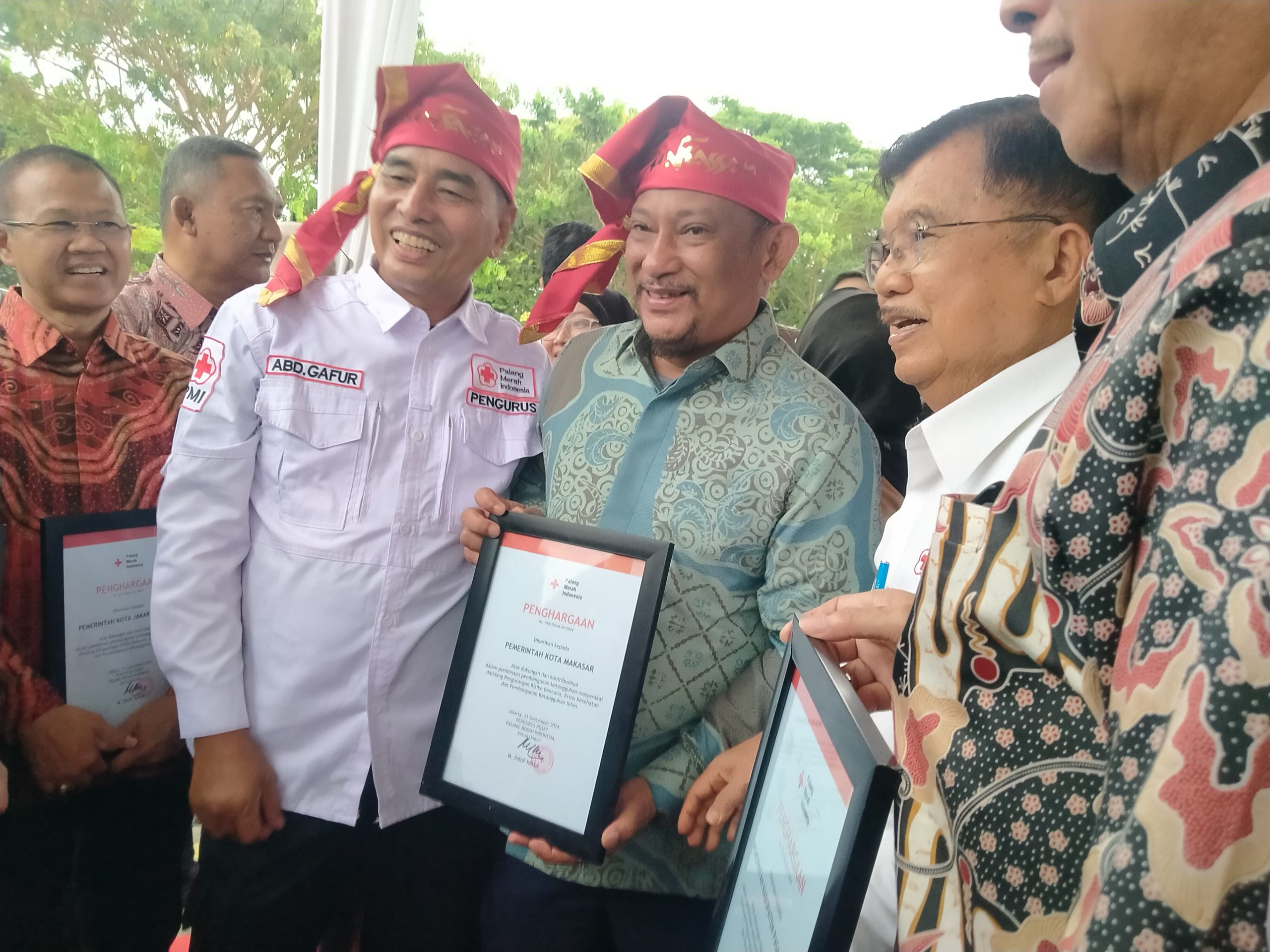  Pemkot Raih Penghargaan dari PMI Pusat, Wujud Makassar Livable City dan Resilient City