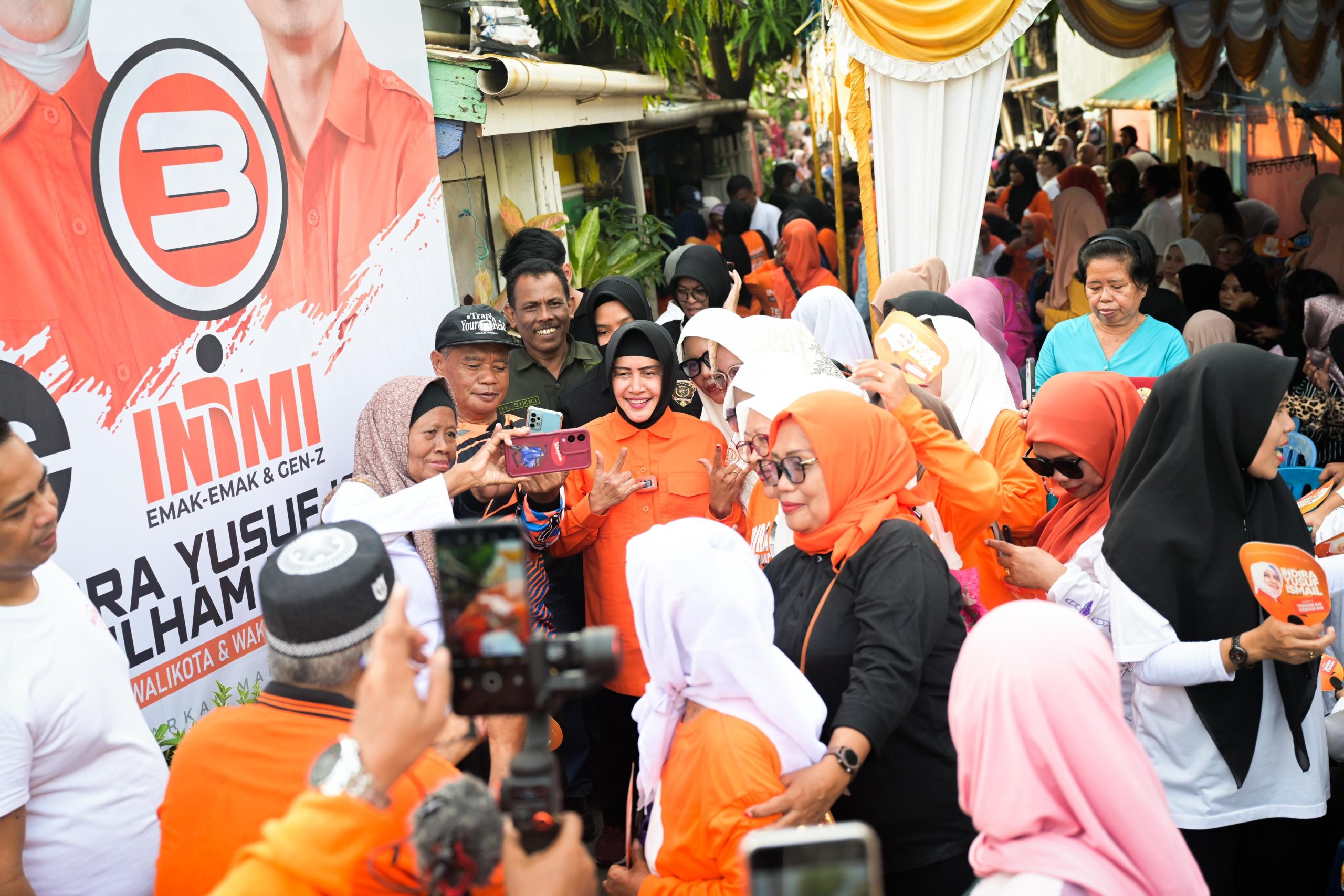  Warga Tamalate, Sambutan INIMI Jadi Sinyal Kemenangan