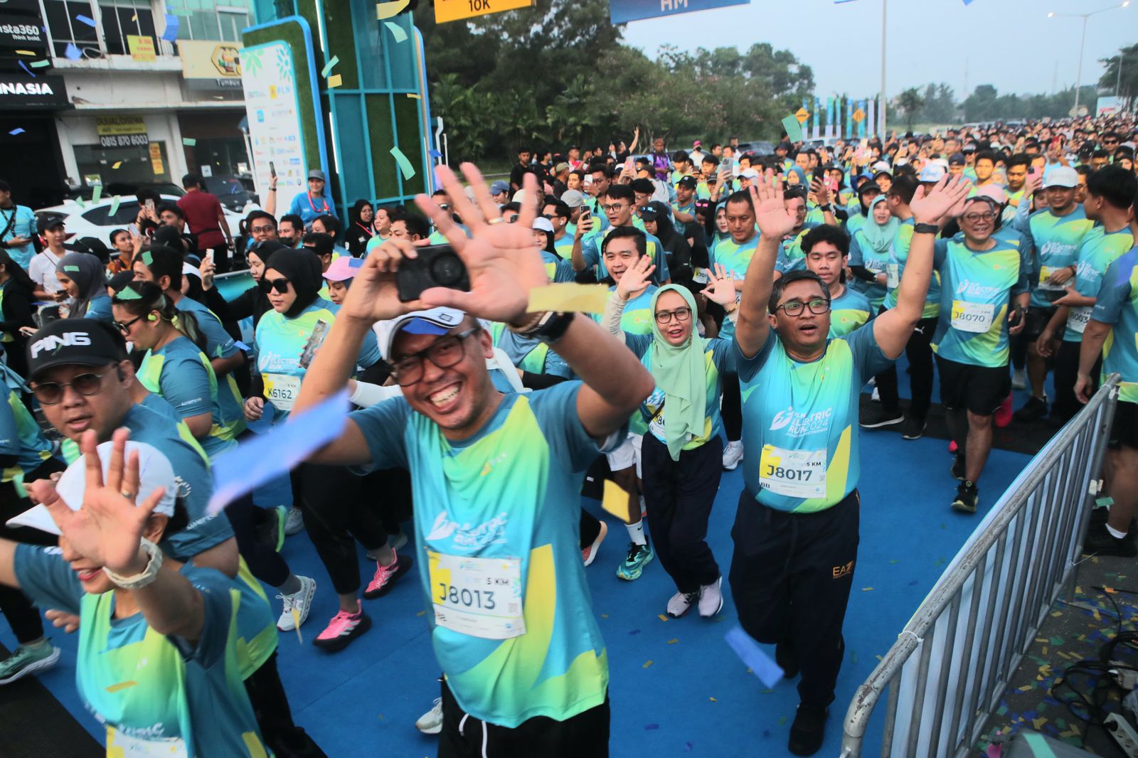  6.470 Pelari Ikut Berkontribusi Pengurangan Emisi Karbon di PLN Elctric Run 2024