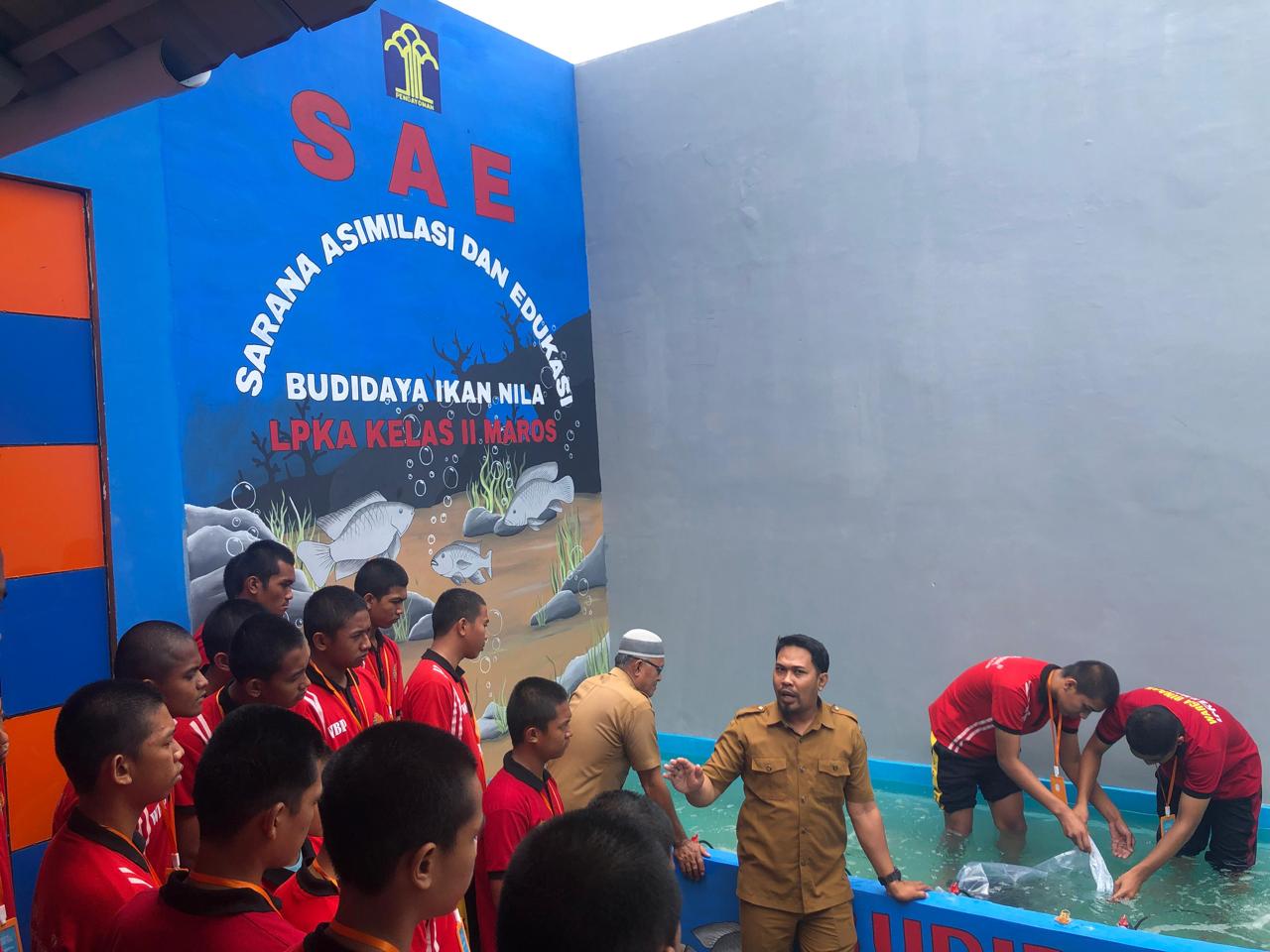  LPKA Maros, Gandeng Dinas Perikanan Gelar Pelatihan Budidaya Ikan Nila