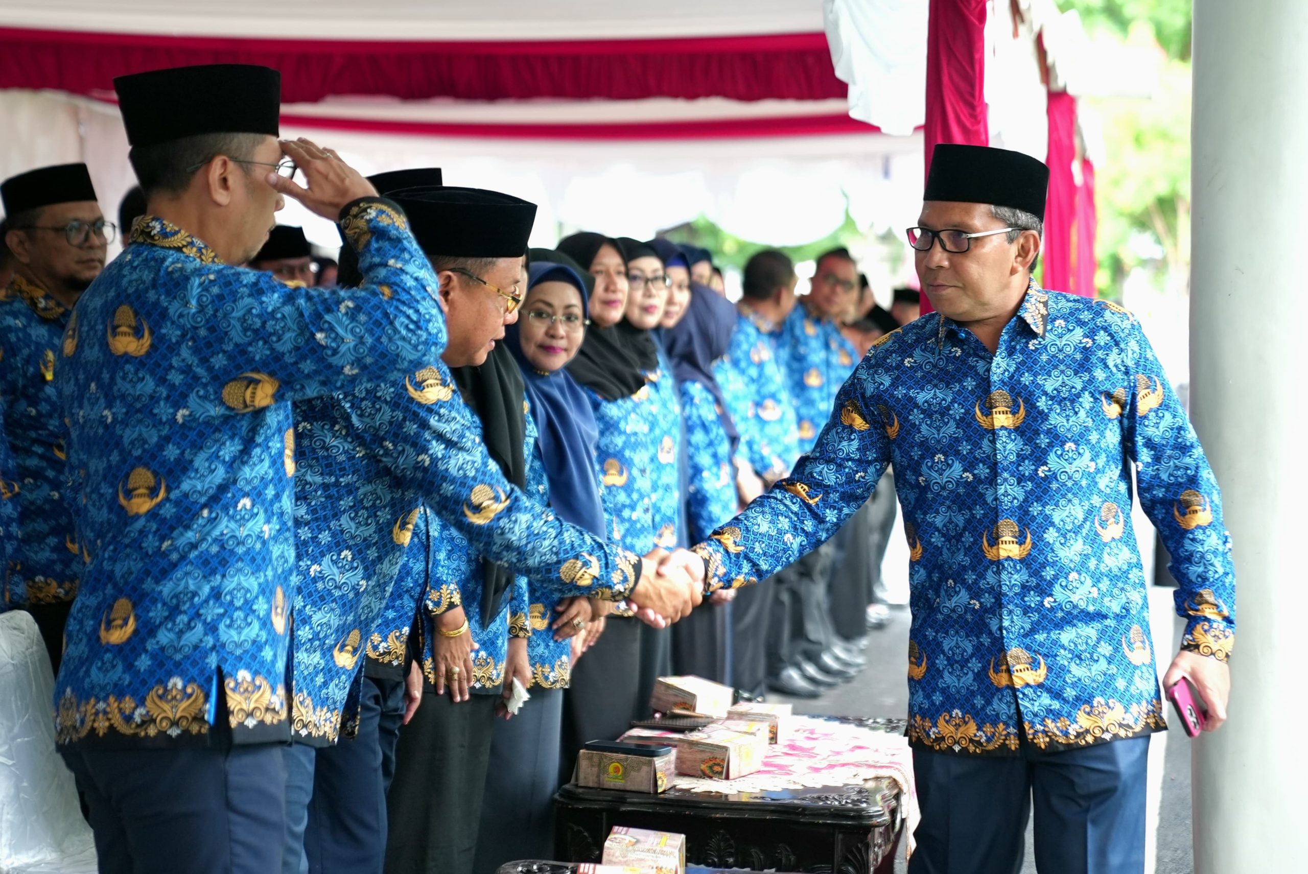  Pimpin Upacara HUT Korpri ke 53, Danny Titip Pesan Jaga Kekompakan dan Setia Kepada Pemimpin Yang Baru