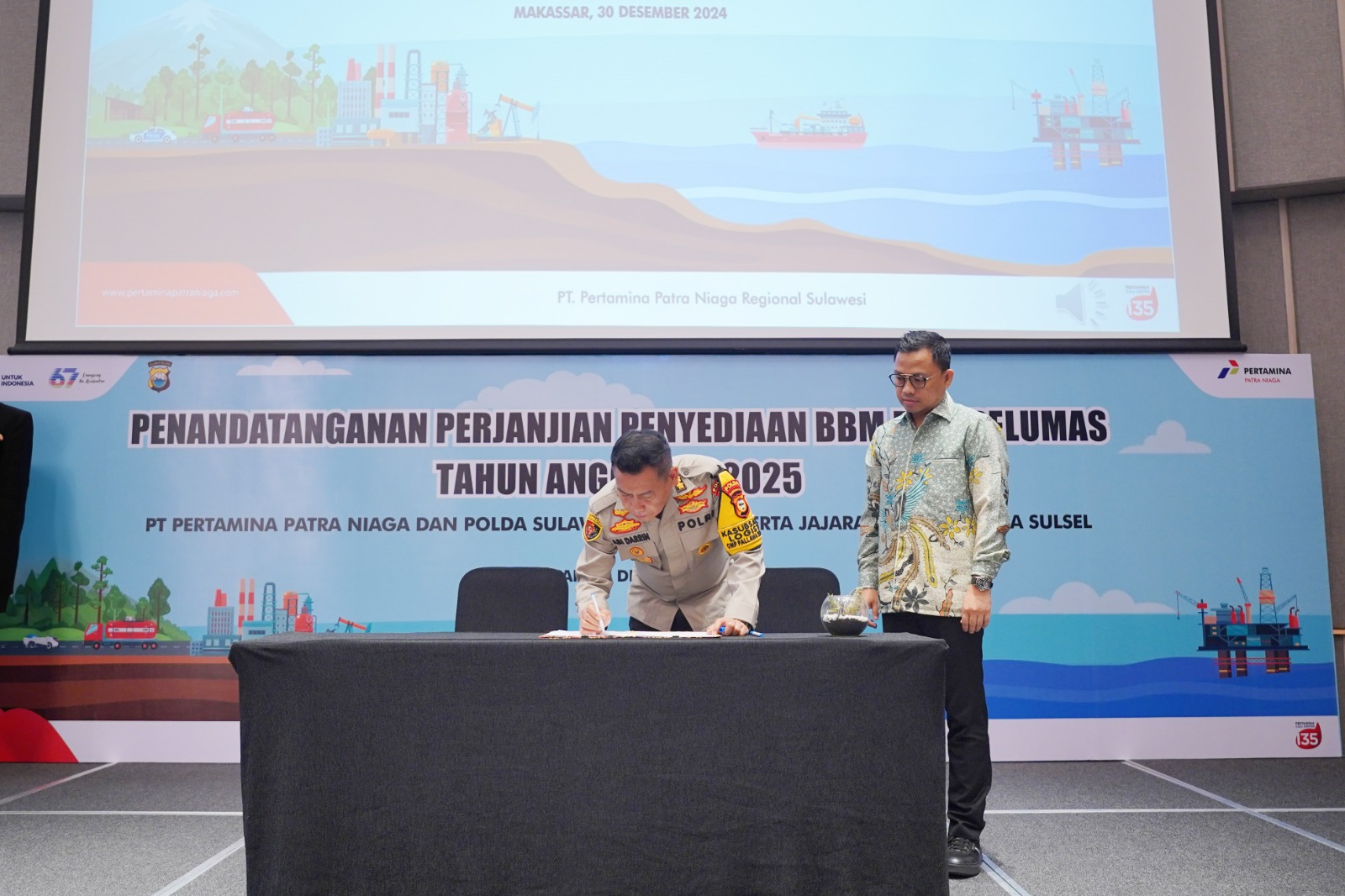  Penuhi Kebutuhan BBM, Pertamina dan Polda Sulsel Dukung Pengamanan Distribusi