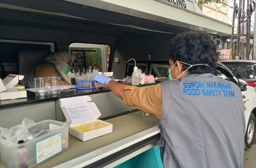 BBPOM Sidak Takjil di Bazar Ramadhan Masjid Al-Markaz Al-Islami