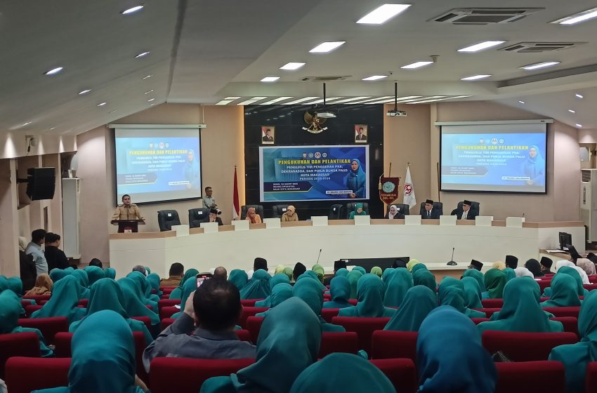  Melinda Aksa Tekankan Peran Strategis TP PKK, Dekranasda, dan Pokja Bunda PAUD dalam Pembangunan Makassar