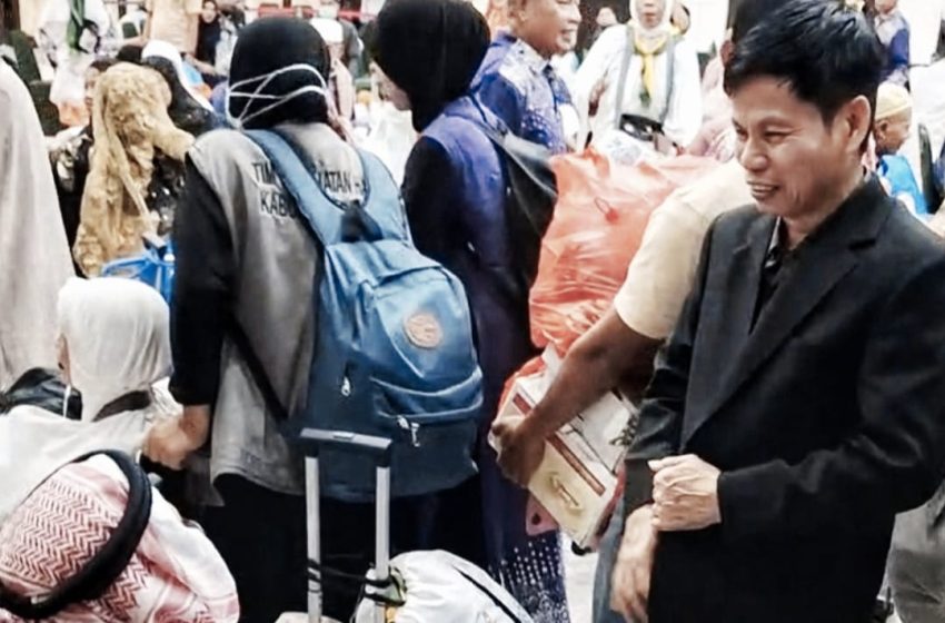  Kloter 04 UPG Tiba di Aula Arafah dengan Tertib