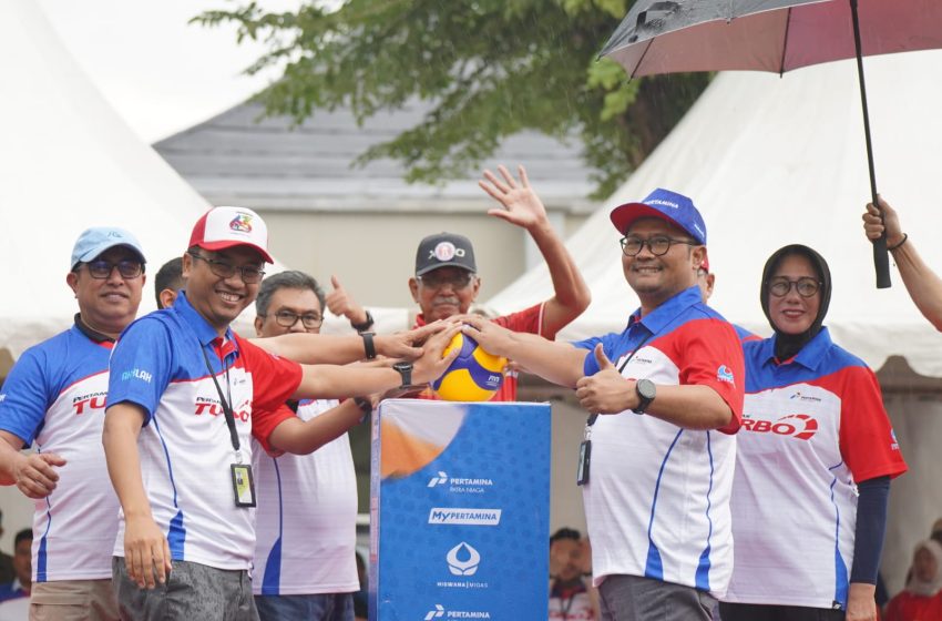  28 Tim Ramaikan Open Tournament Vollyball Pertamina Cup III Tahun 2025