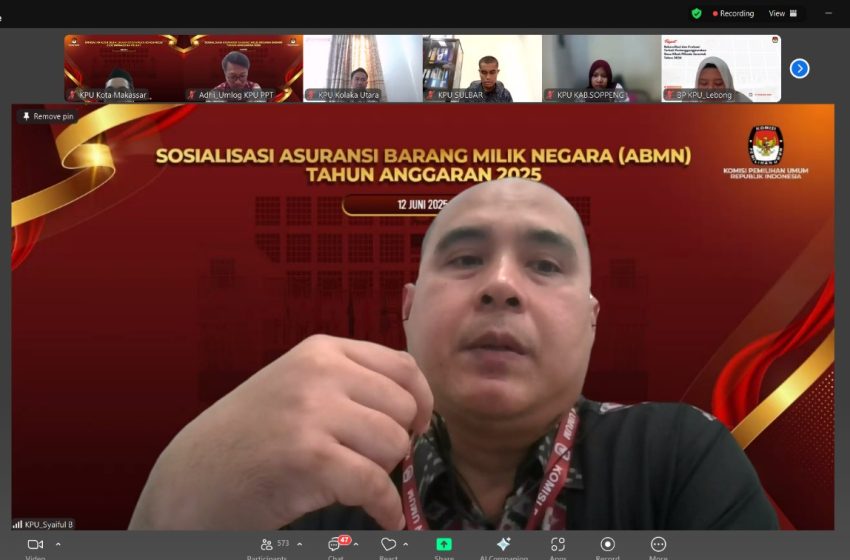  KPU Kota Makassar Ambil Peran di Rakor Pengawasan Penggunaan Barang Milik Negara