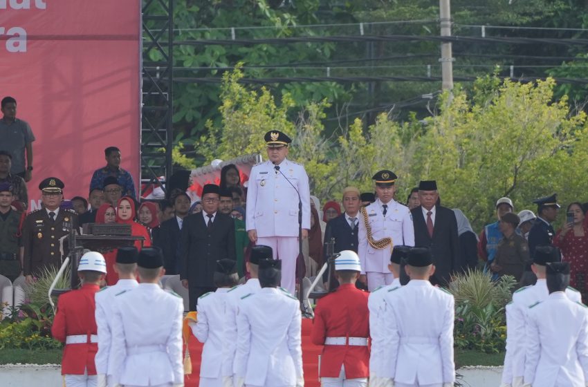  Munafri Arifuddin Inspektur Upacara Peringatan HUT ke-80 Kemerdekaan RI