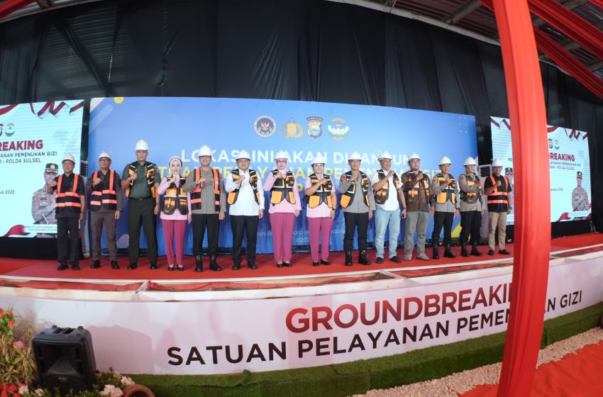 Groundbreaking Pembangunan SPPG, Pemkot Makassar Percepat Akses Gizi Anak Sekolah