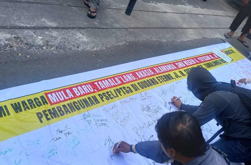  Warga Makassar Tolak Pembangunan PSEL di Permukiman Padat