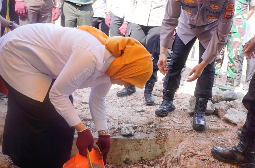 Aliyah Mustika Ilham Hadiri Peletakan Batu Pertama Pembangunan SPPG Polres Pelabuhan Makassar