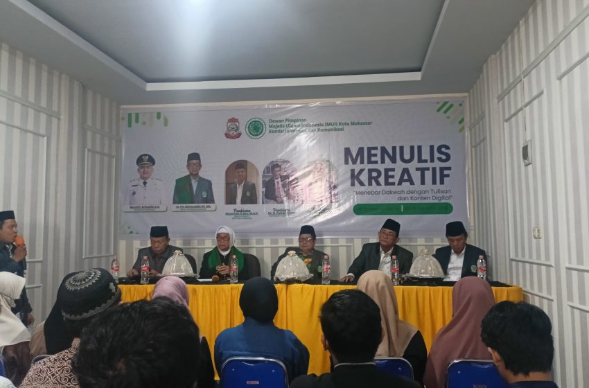  Komisi Infokom MUI Kota Makassar, Gelar Workshop Menulis Kreatif