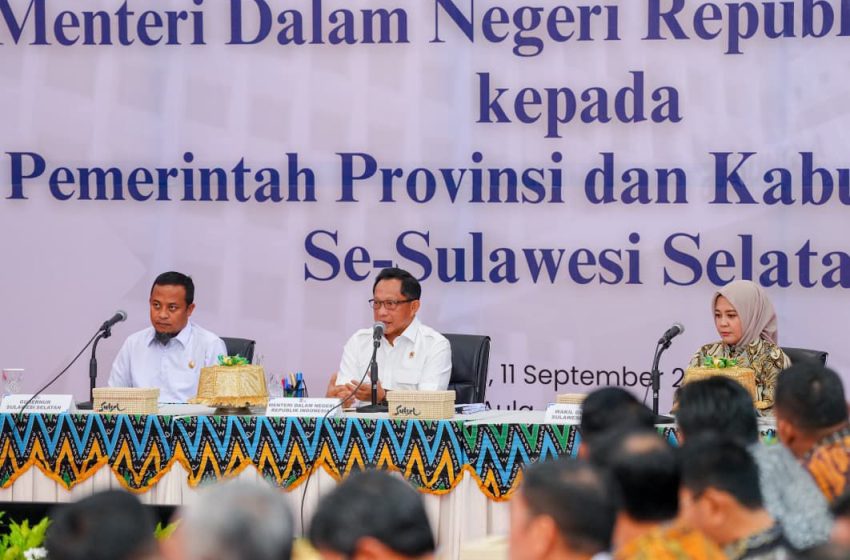  PAD Rendah, Mendagri Soroti Lemahnya Peran Swasta Kabupaten dan Kota di Sulsel