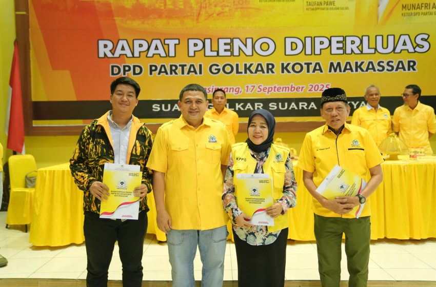  DPD II Golkar Makassar Lakukan Perombakan dalam Struktur Kepengurusan 