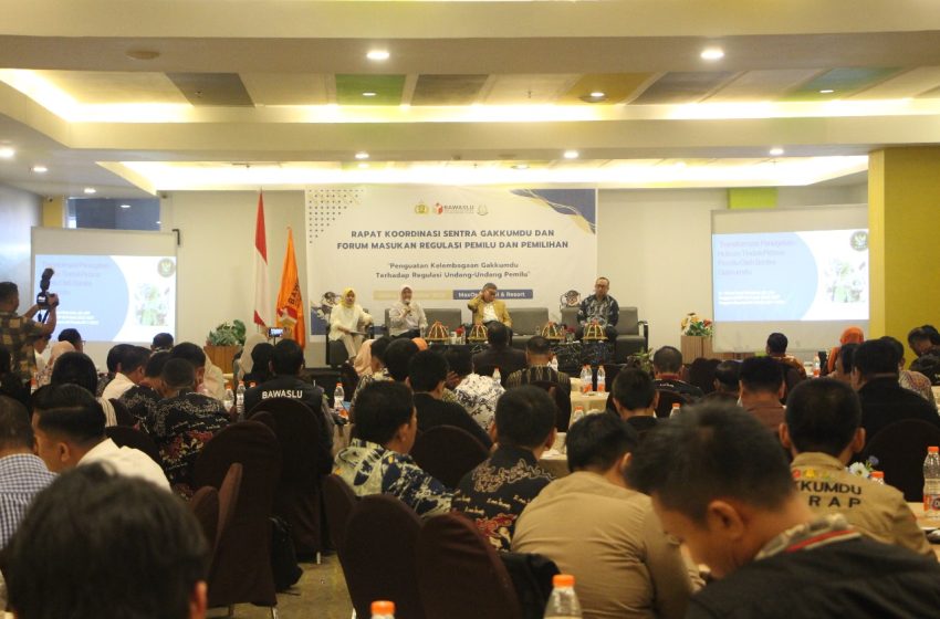  Bawaslu Sulsel Gelar, Rapat Koordinasi Perkuat Kelembagaan Pemilu