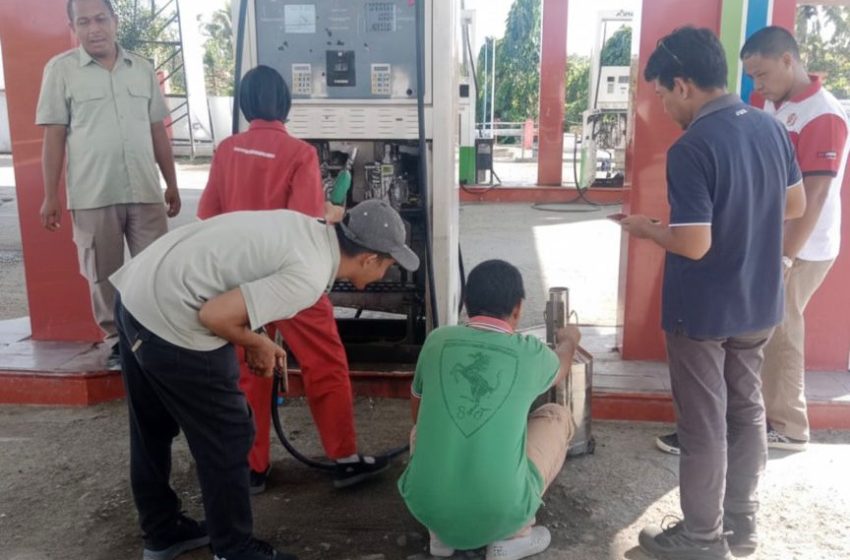 Jaga Kepercayaan Masyarakat, Pertamina dan Tim, Lakukan Tera Ulang di SPBU Sulbar