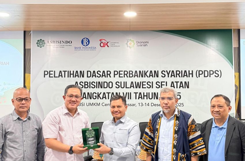  Kolaborasi ASBISINDO, BI, dan OJK Dorong Pengembangan SDM Perbankan Syariah Sulsel