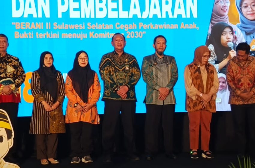  Pemprov Sulsel Usulkan Indeks Perlindungan Anak Jadi IKU Kepala Daerah