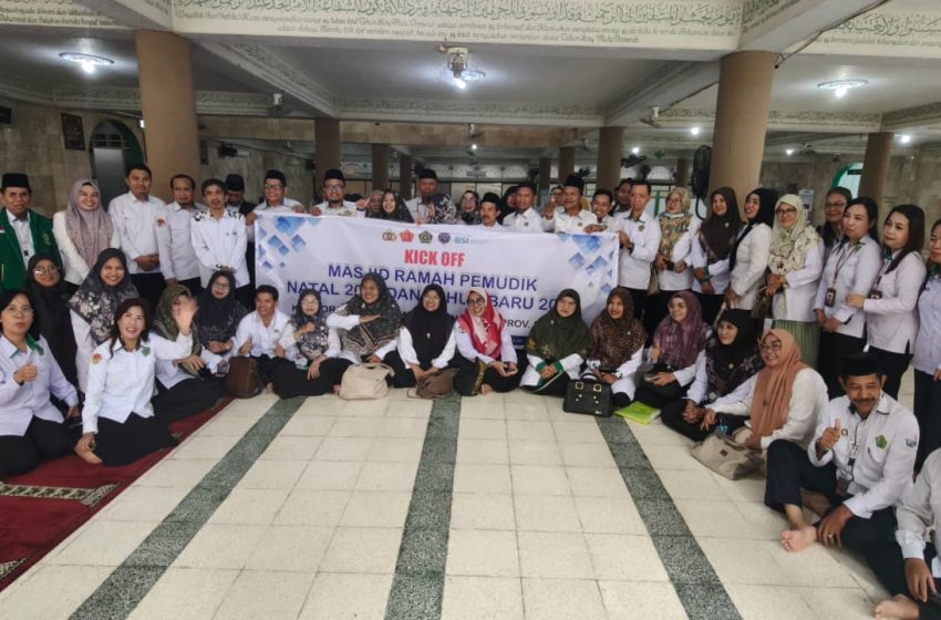  Kemenag Sulsel Mulai Program Masjid Ramah Pemudik Natal 2025 dan Tahun Baru 2026