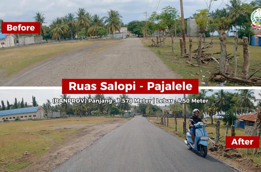 Jalan Mulus Berkat Bankeu Pemprov Sulsel, Akses Warga Pinrang Kini Lebih Lancar