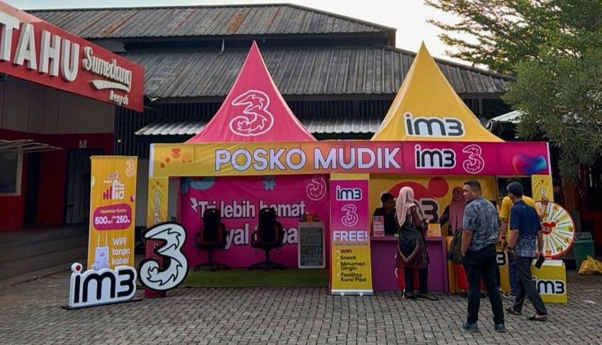  Dua Titik Posko Mudik Strategis di Siapkan Indosat