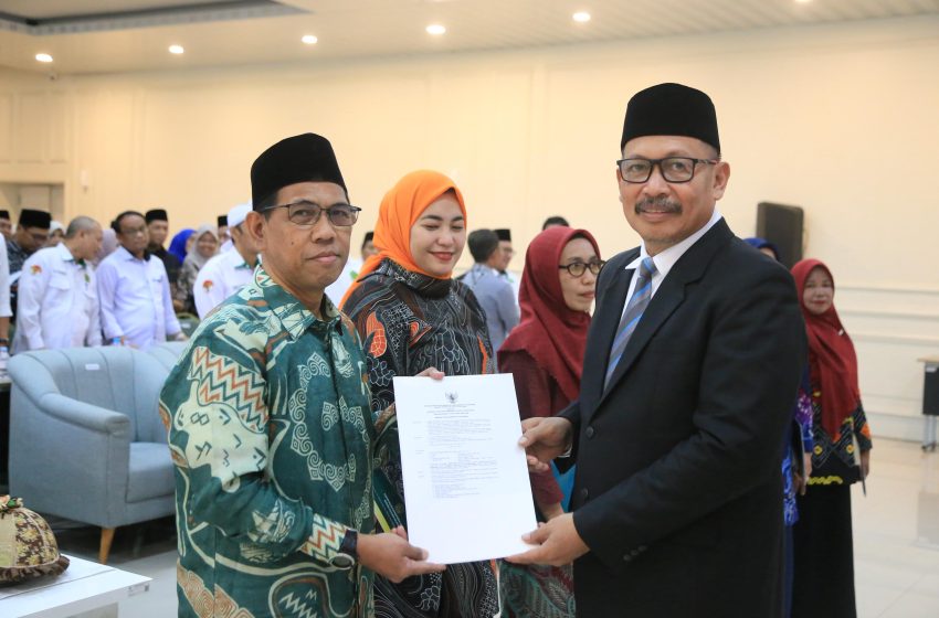  Kemenag Sulsel Lantik 262 Pejabat Fungsional